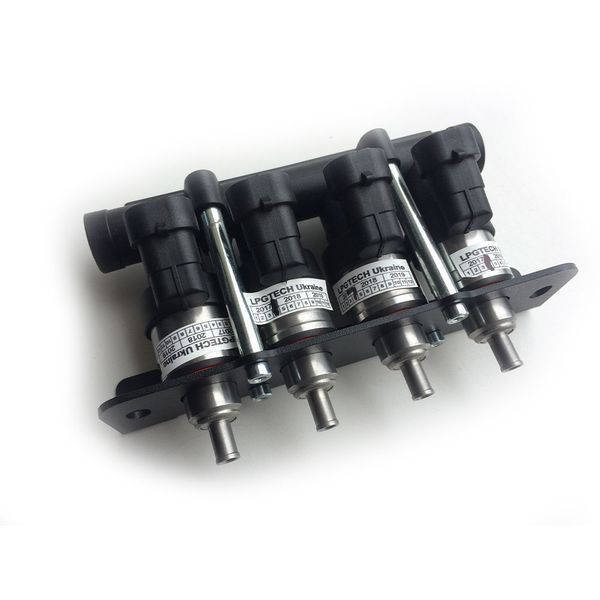 Форсунки LpgTech Yeti в рамке 4 цил  INJ-LPG-Yeti-4C фото